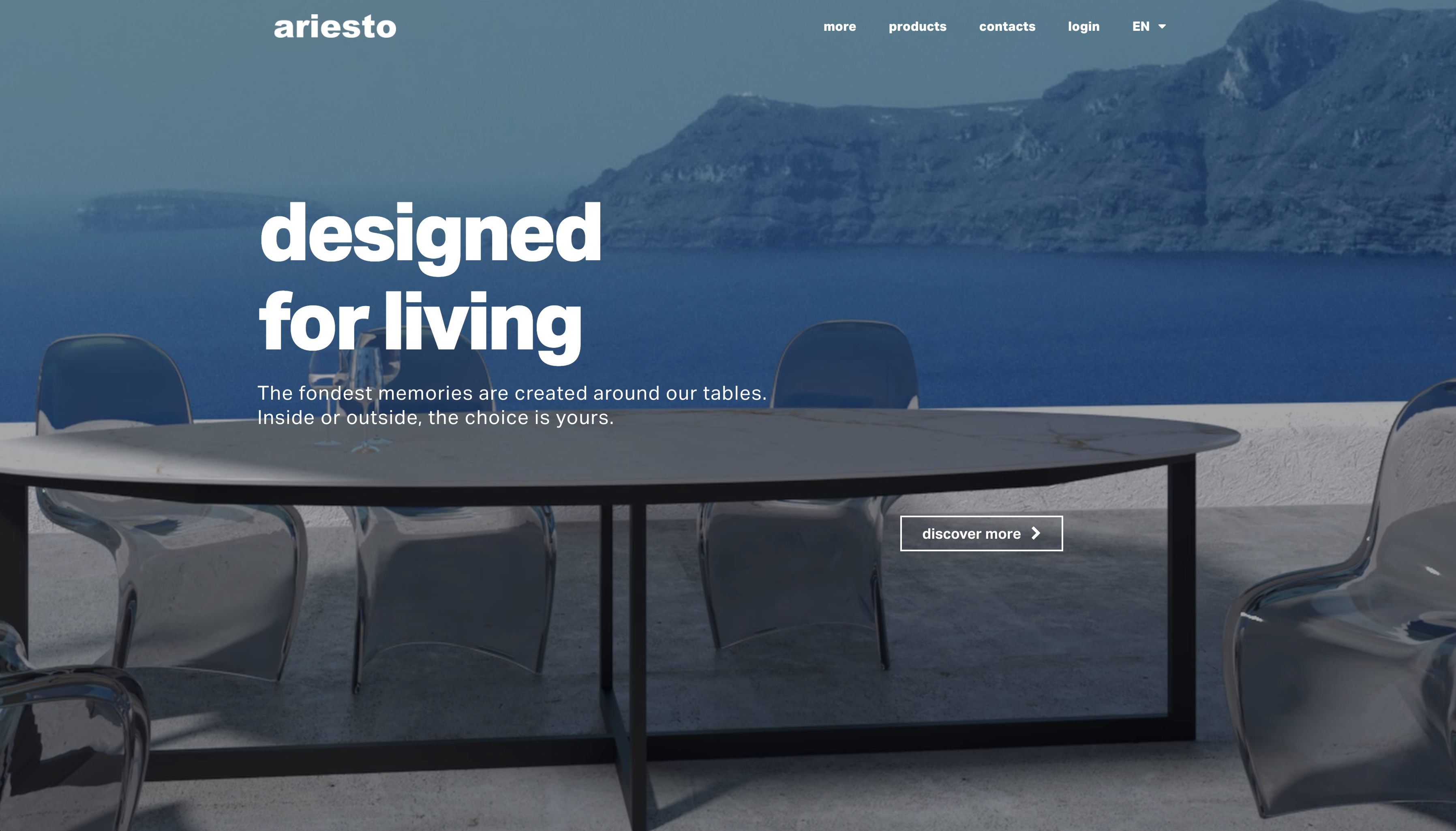 Ariesto – website com realidade aumentada