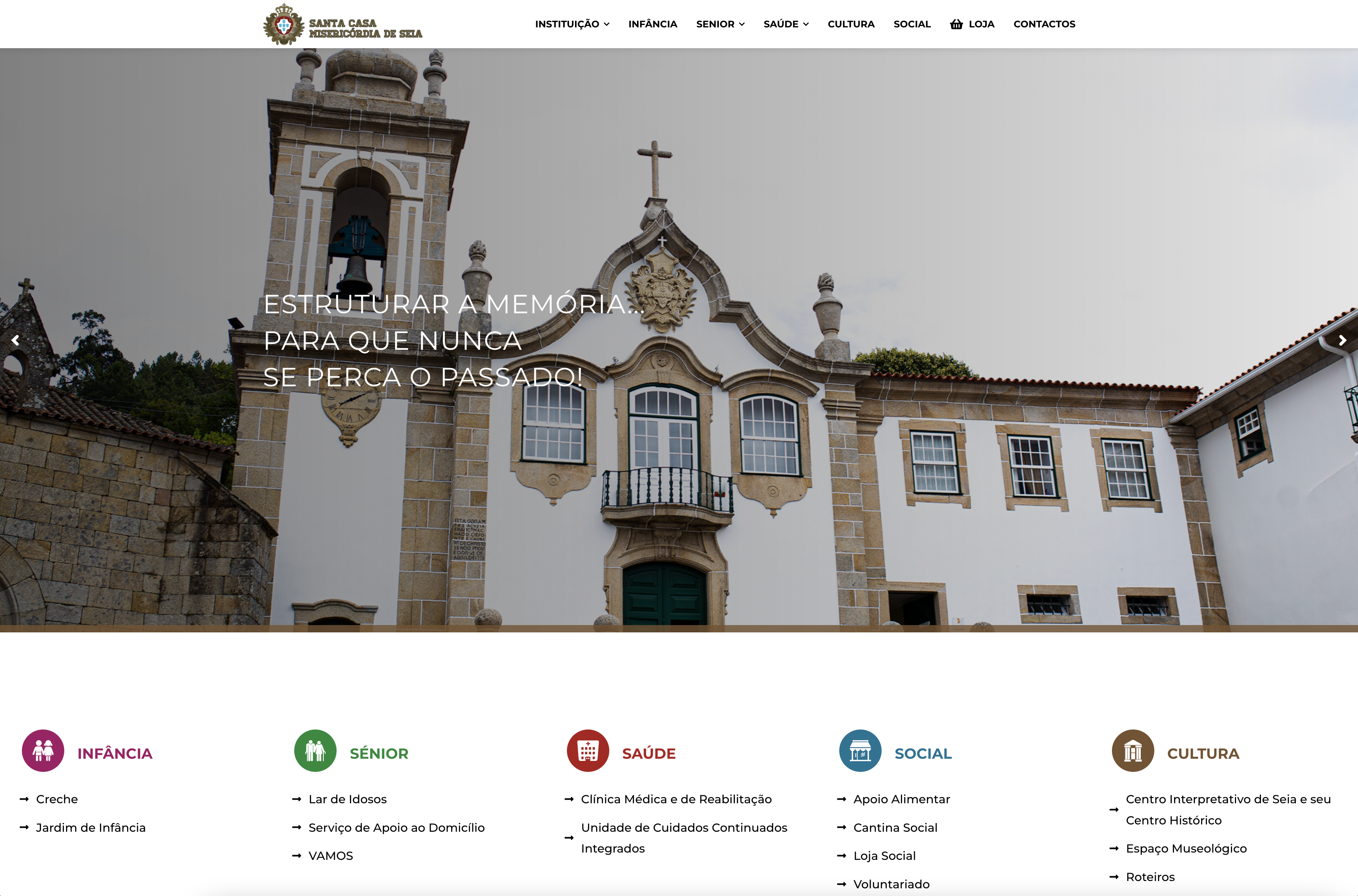 Misericórdia de Seia – novo website